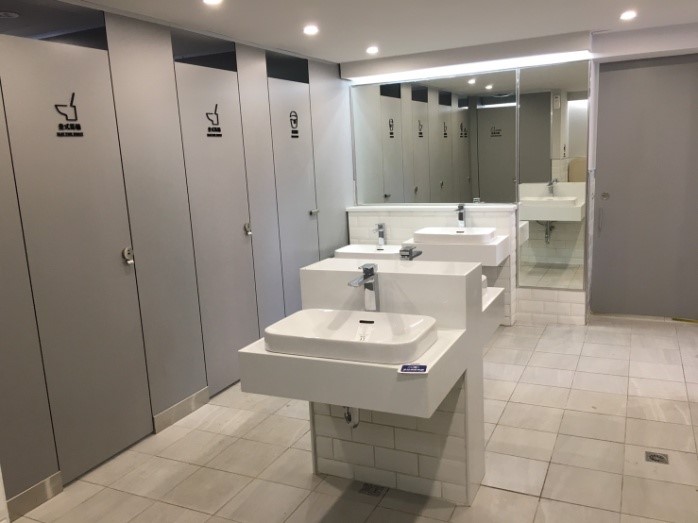 改建後，環境更為舒適且乾淨明亮